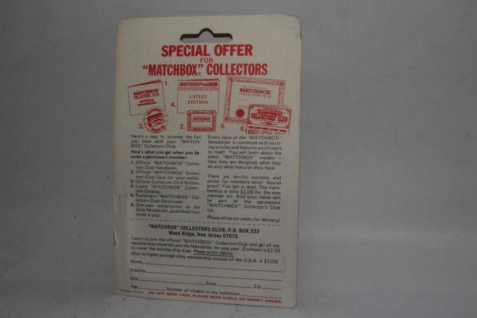 MATCHBOX SUPERFAST #36 REFUSE GARBAGE TRUCK, NICE, BLISTERPACK - Image 4 of 4