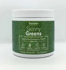 Skinny Greens Organic Supports Nutrition Digestion Circulation Immunity NEW