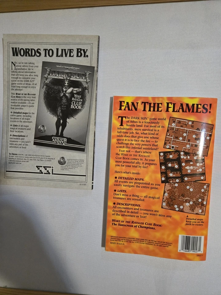 Dark Sun Wake of the Ravager - Roleplaying Game - SSI - 1994 - PCCD - Big Box - Image 4 of 4