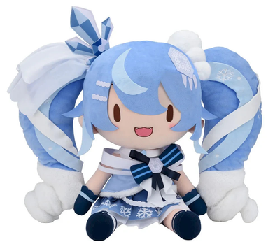 50cm Snow Miku 2025 Fuwapuchi Dodeka Jumbo Plush Doll Stuffed Toy