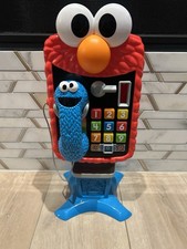 Sesame Street Elmo Cookie Monster Sing Learn Play Phone Toy Number Songs Works