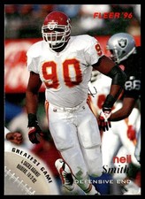 1996 Fleer Neil Smith Kansas City Chiefs #68