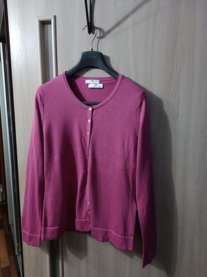 Women Peter Hahn sweater pink cotton 40/L/48