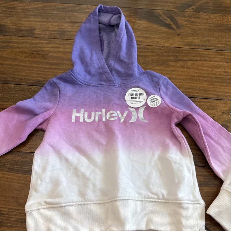 Girls Hurley Hoodie Size 4 