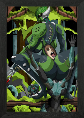 Warframe Sargas Ruk Fan Art gerahmtes Wandbild Poster Leinwanddruck Bild