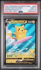 2021 POKEMON CELEBRATIONS #008 SURFING PIKACHU V PSA 9 AUTO 10