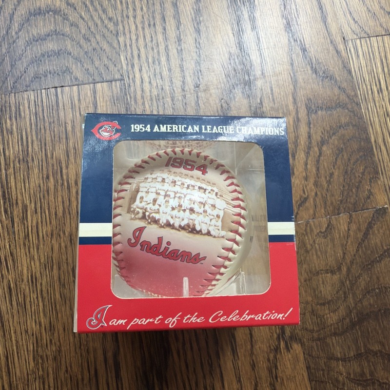 Cleveland Indians 1954 American League Champions 50th Anniversary Baseball 