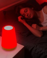 Red Light for Sleep Aid LampBlue Light Blocking Dimmable for Stress Relief Re...
