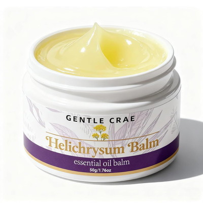 Extracts Helichrysum Balm   Moisturizing Helichrysum Essential Oil Balm, Beeswax
