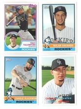 2015 Topps Archives - COLORADO ROCKIES Team Set 