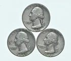 TOUGH 1942 1940 1942 Washington Quarter 90% Silver Lot *769