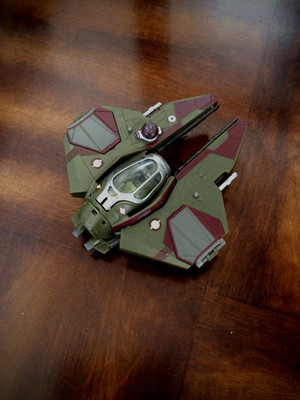 STAR WARS: Transformers OBI WAN KENOBI Jedi Starfighter 2011 ROTS