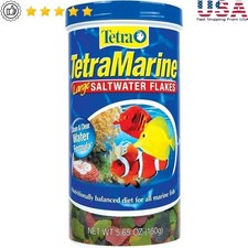 Marine Fish Food Flakes High Protein Nutrient Diet Clear Water Formula New
