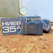 KIEV 35A Compact 35mm Film Camera USSR Soviet Vintage w/ Box Manual Case Parts