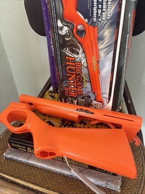 Nintendo Wii Cabela's Activation Orange Top Shot Gun Original
