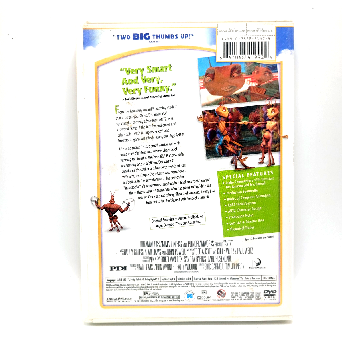 Antz by Dreamworks (DVD 2009 Widescreen) - SHIPS WITH TRACKING! | eBay