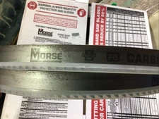 MORSE 11’ 10” X 1”X .035” M Factor FB Carbide Tipped Metal Bandsaw Blade, One