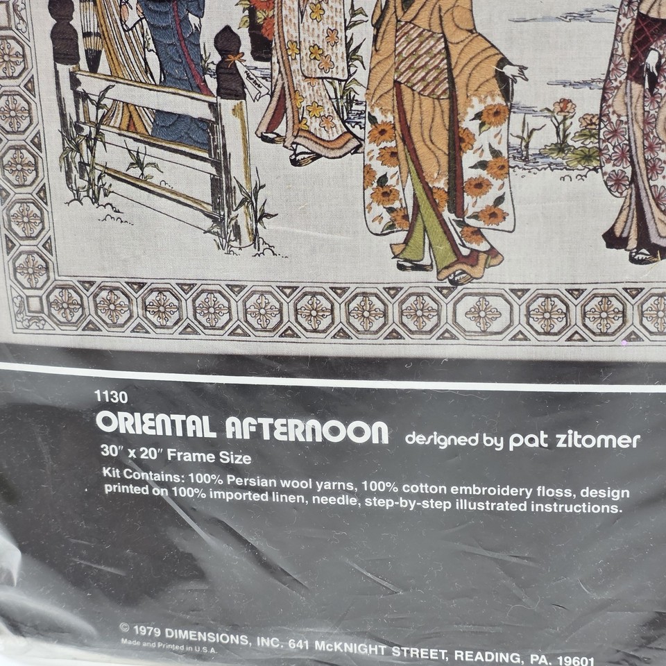 Kit De Broderie Crewel Dimensions Calèche Victorienne 1993, NOS Jamais Ouvert, 16x12, USA