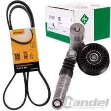 CONTI KEILRIPPENRIEMEN +INA RIEMENSPANNER passend für AUDI A4 B5 A6 C5 VW GOLF 4