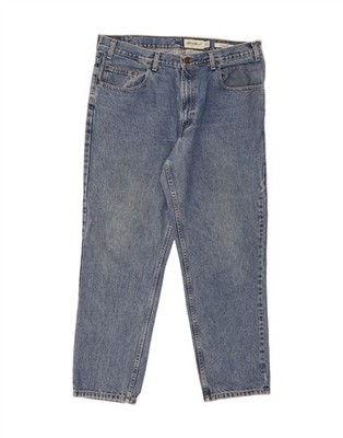 EDDIE BAUER Herren Classic Fit Straight Jeans W38 L30 Blau Baumwolle BA10