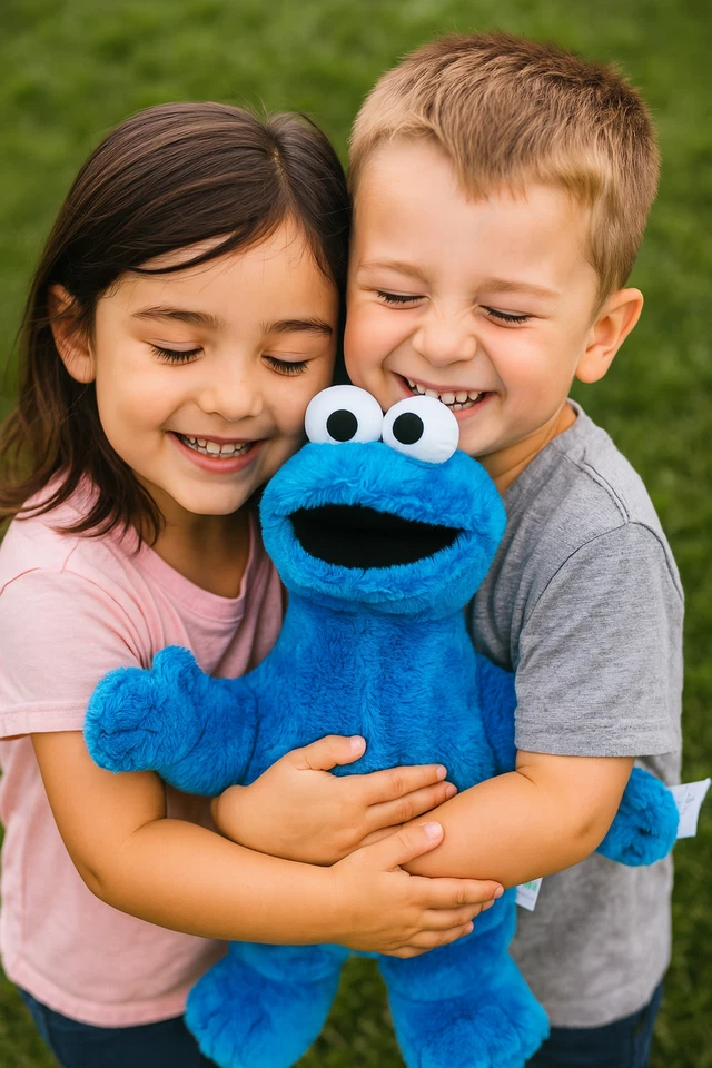 Cookie Monster Soft Plush 15-Inch Sesame Street Stuffed - Image 2 of 4