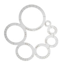 Essential Stainless Round Cutting Ruler Tool for Professional Leather Cutting