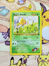 Koga's Weedle 82/132 Gym Challenge Regular