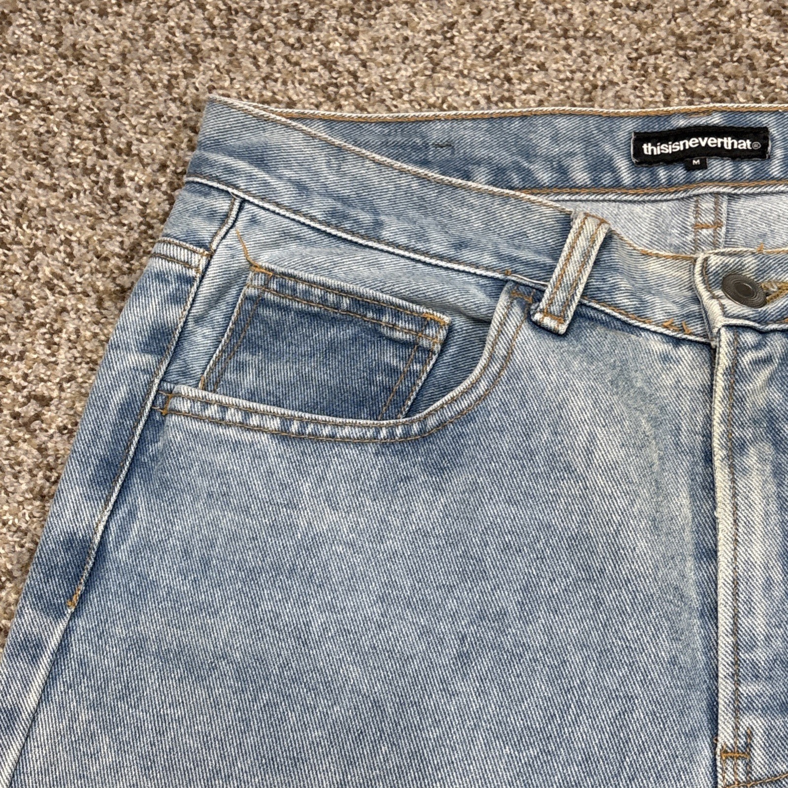 THISISNEVERTHAT Men's Denim Jeans Size Medium 31 X 32 - View 3