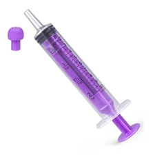Plastic Syringe with Cap Individually Packge Sealed,Liquid Measuring Syringe ...