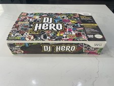 Nintendo Wii / DJ Hero / turntable controller / game / complete in box / CIB