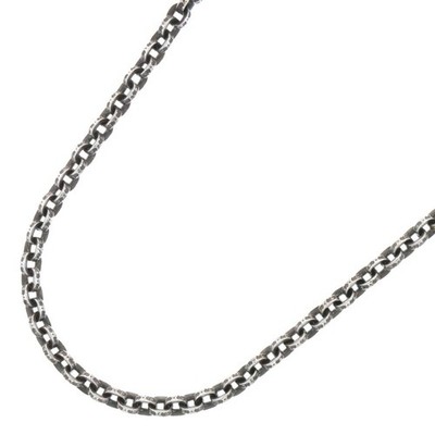 CHROME HEARTS PAPER CHAIN 24 Necklace 2h Silver BCA088 Used