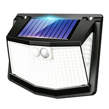 248 LED Solar Wall Light PIR Motion Sensor Outdoor Garden Security Flood Lamp