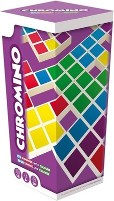 Asmodee Chromino Tabletop Game (Multilingual Edition) - Colorful Domino Strategy