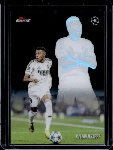 2025-26 Topps UEFA Club Competition Finest Kylian Mbappe Shadow Play #SH-2