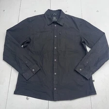 Aether Black Echo Hybrid Shirt Jacket Mens Size Medium MSRP $275 MO1305