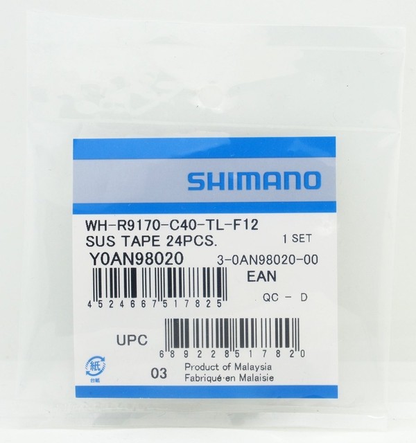 Shimano Wh R9170 C40 Tl F12 Sus Tape 24pcs For Sale Online Ebay Shimano Wh R9170 C40 Tl F12 Sus Tape 24pcs For Sale Online Ebay