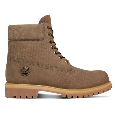 Timberland Men's Premium 6in Waterproof Boot 0A1U8V Stiefel Olive Nubuck