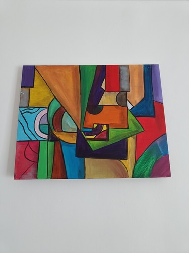 🛑Unique Hand Painted Oil Painting On Canvas Modern Art Modern Wall Art Decor - Picture 2 of 2