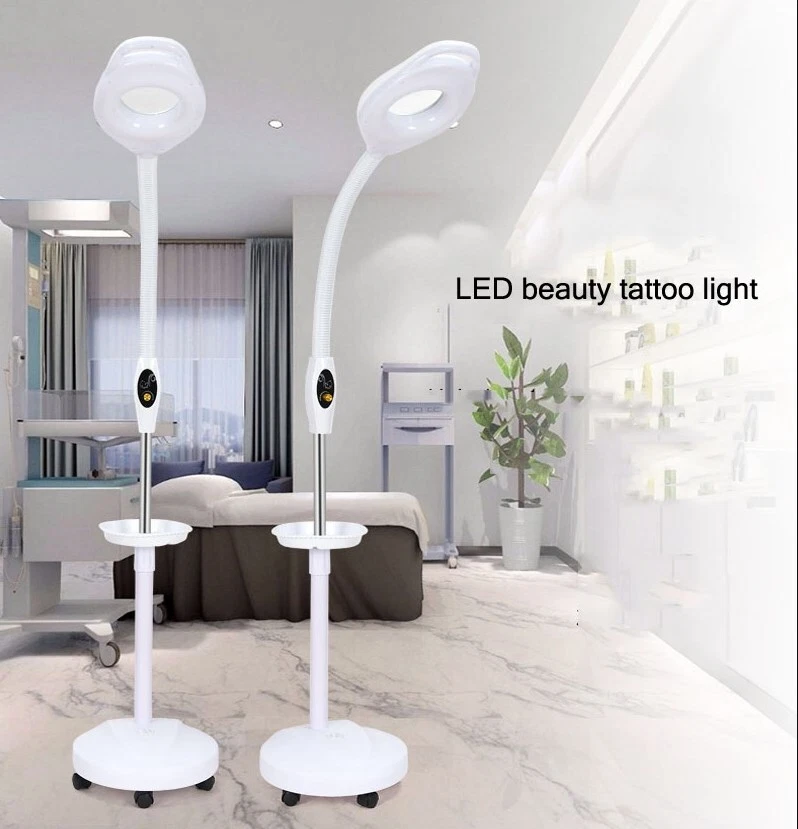 16X Dioptrien LED Lupenleuchte Lupenlampe Kaltlicht Kosmetik Lupe mit Stativ DHL - Bild 2 von 4