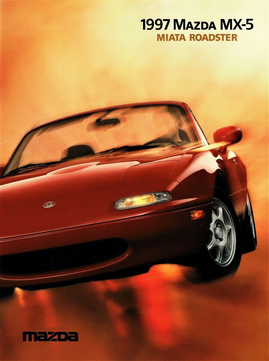 1997 Mazda Miata MX-5 Roaster Dealer Sales Brochure - Mint! | eBay