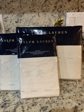 Ralph Lauren HILLSBORO King Duvet Cover and Two King Shams. New 