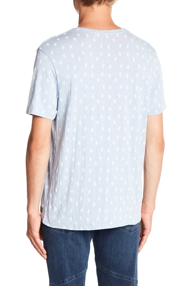 Report Collection 152456 Men's Heritage Cactus Print Crew Neck Tee Blue Sz. XL - Image 2 of 2