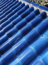 MCA Clay Roofing Tiles in Ocean Blue