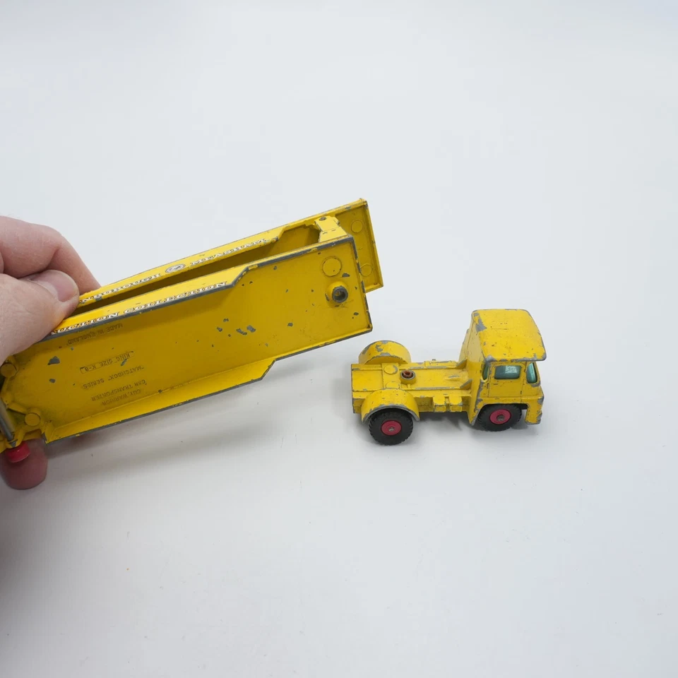 Vintage Matchbox Car Carrier Truck, King Size K-8, Guy Warrior Car Transporter - Image 2 of 4
