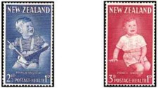 Timbres Enfance Nouvelle Zélande 414/5 ** lot 27410