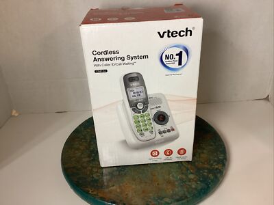 Vtech Cordless Phone With Caller ID & Digital Answering Machine (CS6124)Open Box