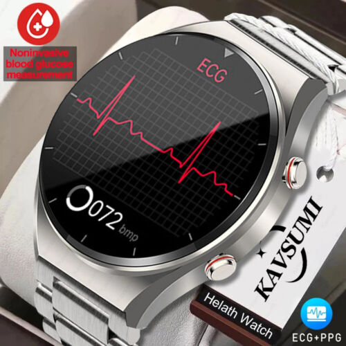 smartwatch Smartuhr Sport temperatur Herzfrequenz Blutdruck Bluetooth Anruf - Afbeelding 1 van 34