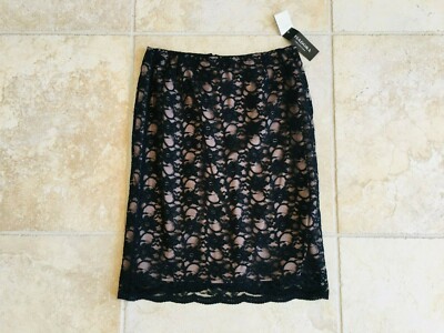 ISADORA COLLECTION black lace skirt size 10