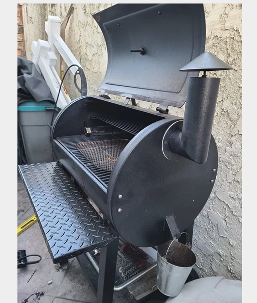 Pit Boss Classic 820 D Pellet Grill Powder Coated Diamond Plate
