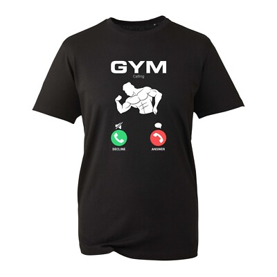 Gym Calling T-Shirt, Funny Gym Lover Bodybuilding Training Workout